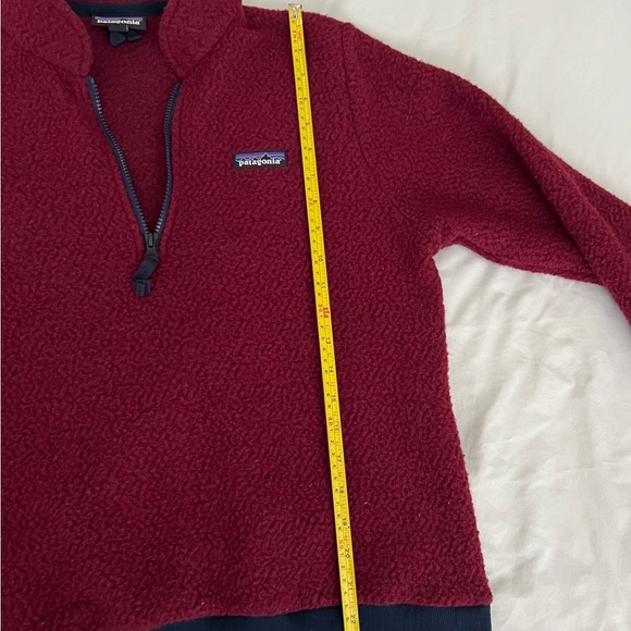 Patagonia woolyester fleece pullover size large oxide red - Picture 7 of 8